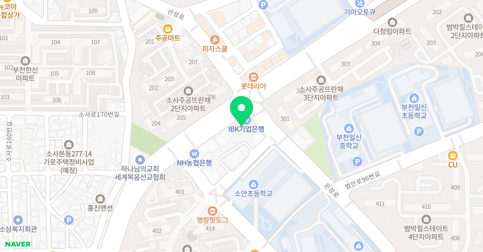 더블유 미술학원 위치