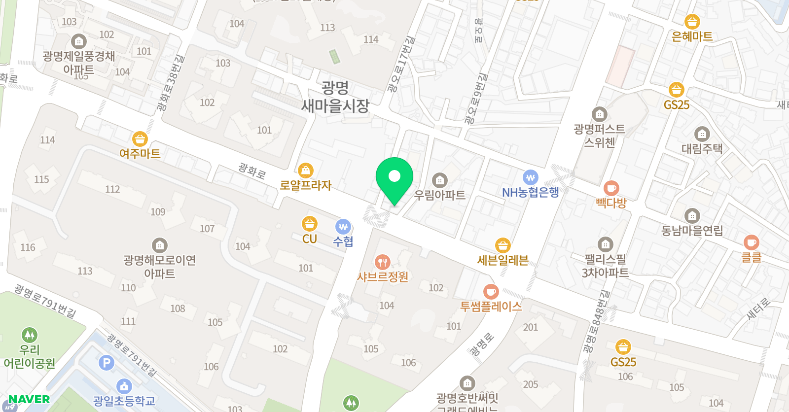 왕 수학교실 위치