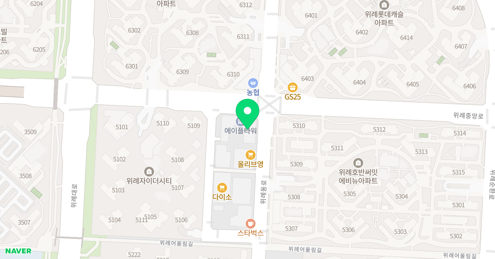 아그네스잉글리쉬 영어학원 위치
