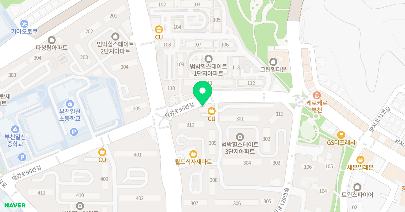 삼삼 수학 학원 위치