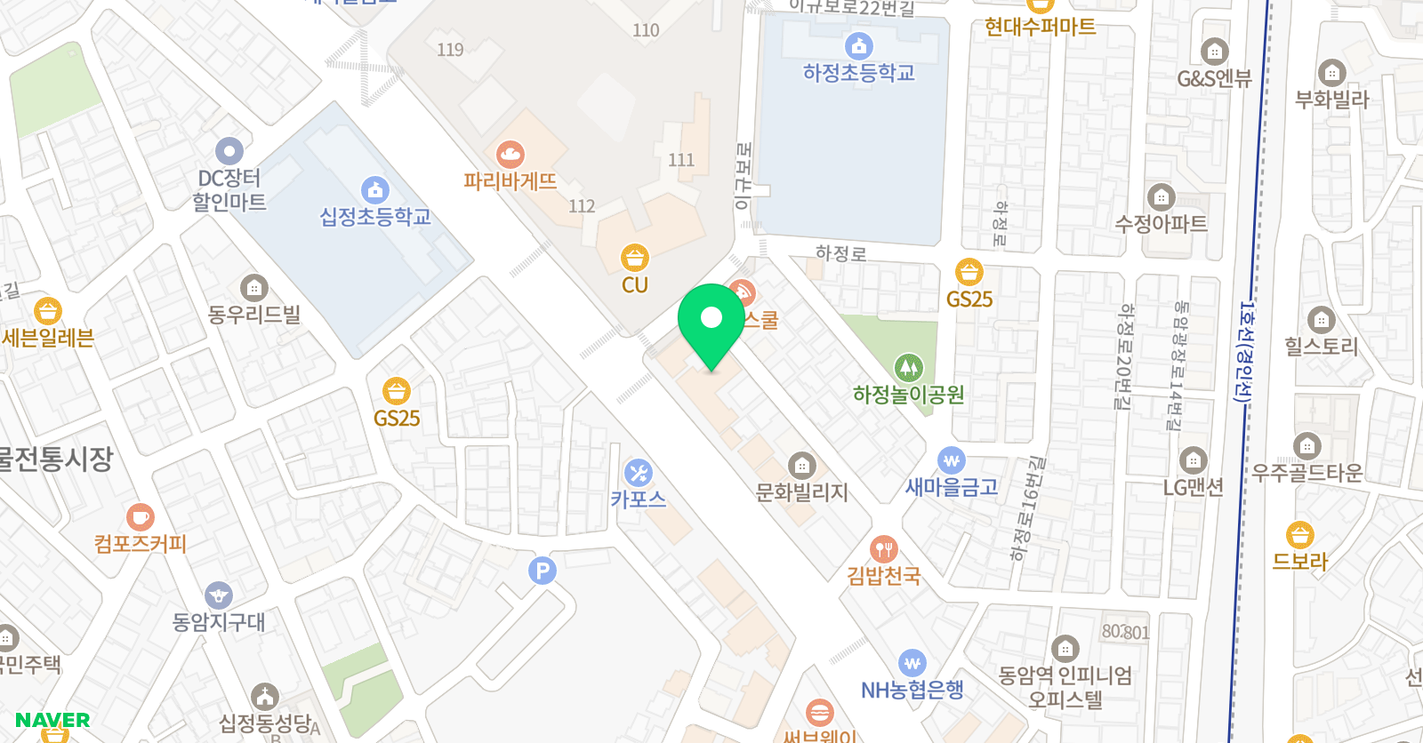 발레스튜디오봄 위치