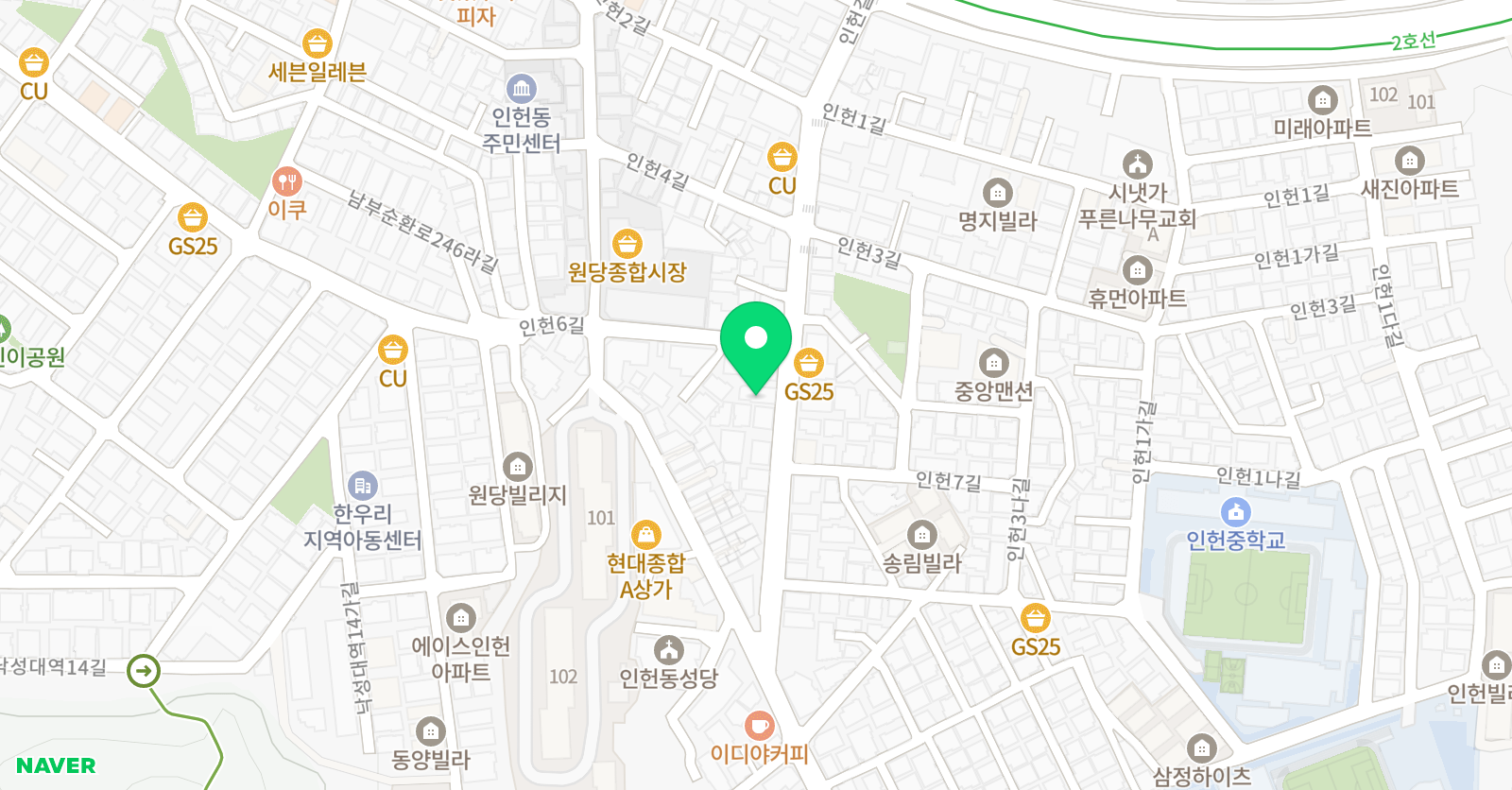 피아노와포르테 위치