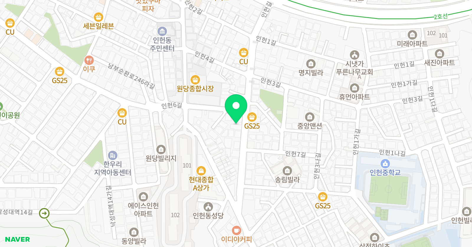 관악정예 학원 위치