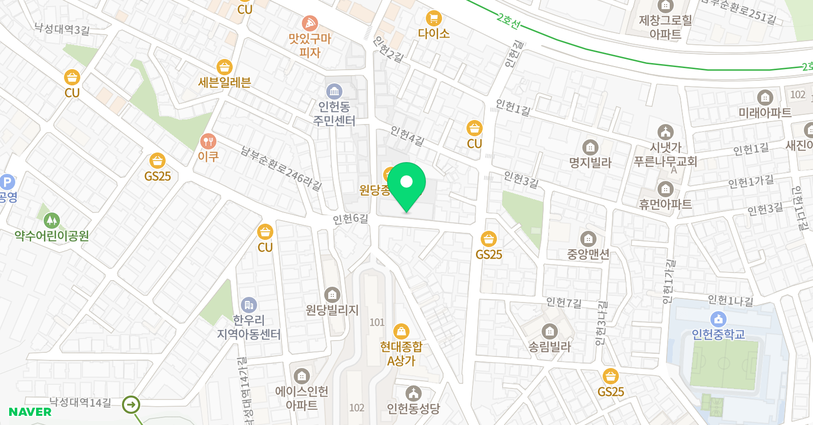 한체대 왕호 태권도 위치