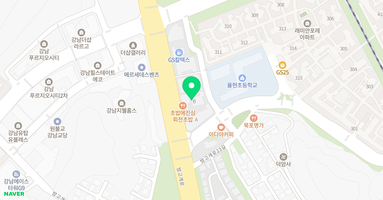 꿈의소리음악학원 위치