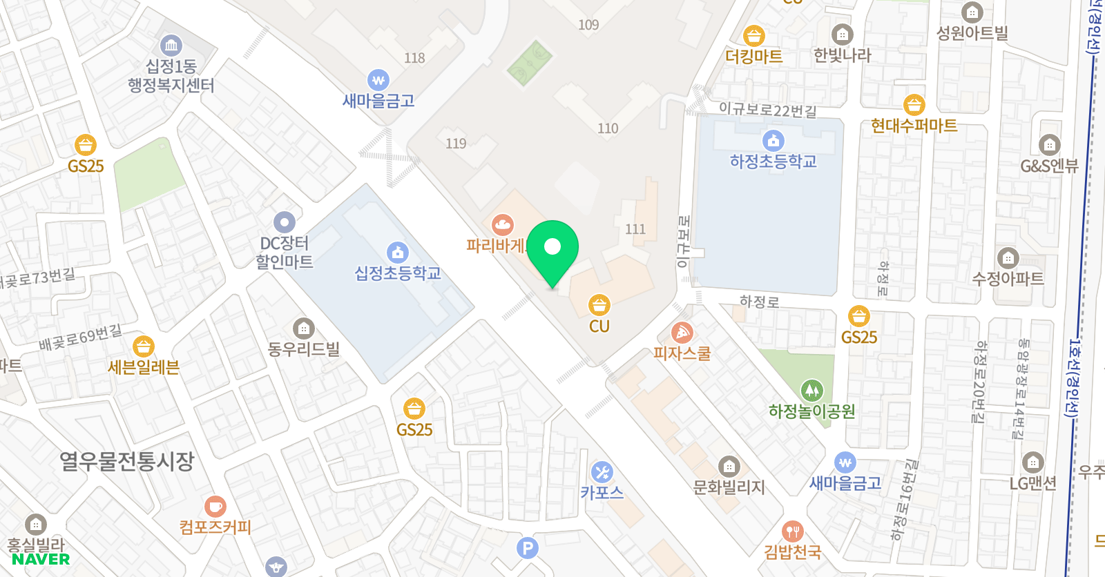 놀작 해맑은 미술교습소 위치