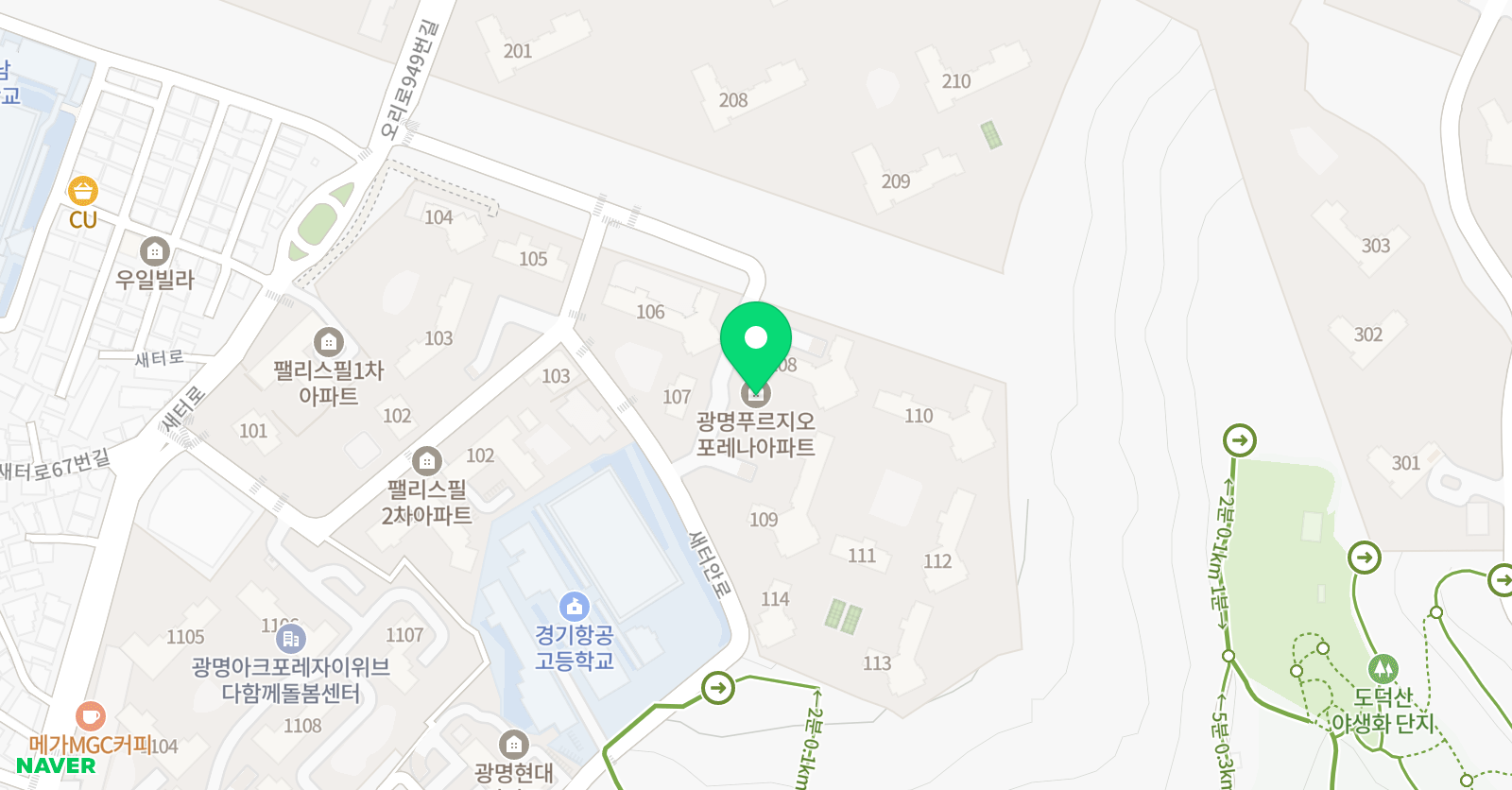 톰스 영어 위치