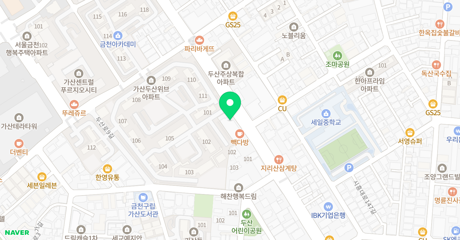 음악나라 음악교습소 위치