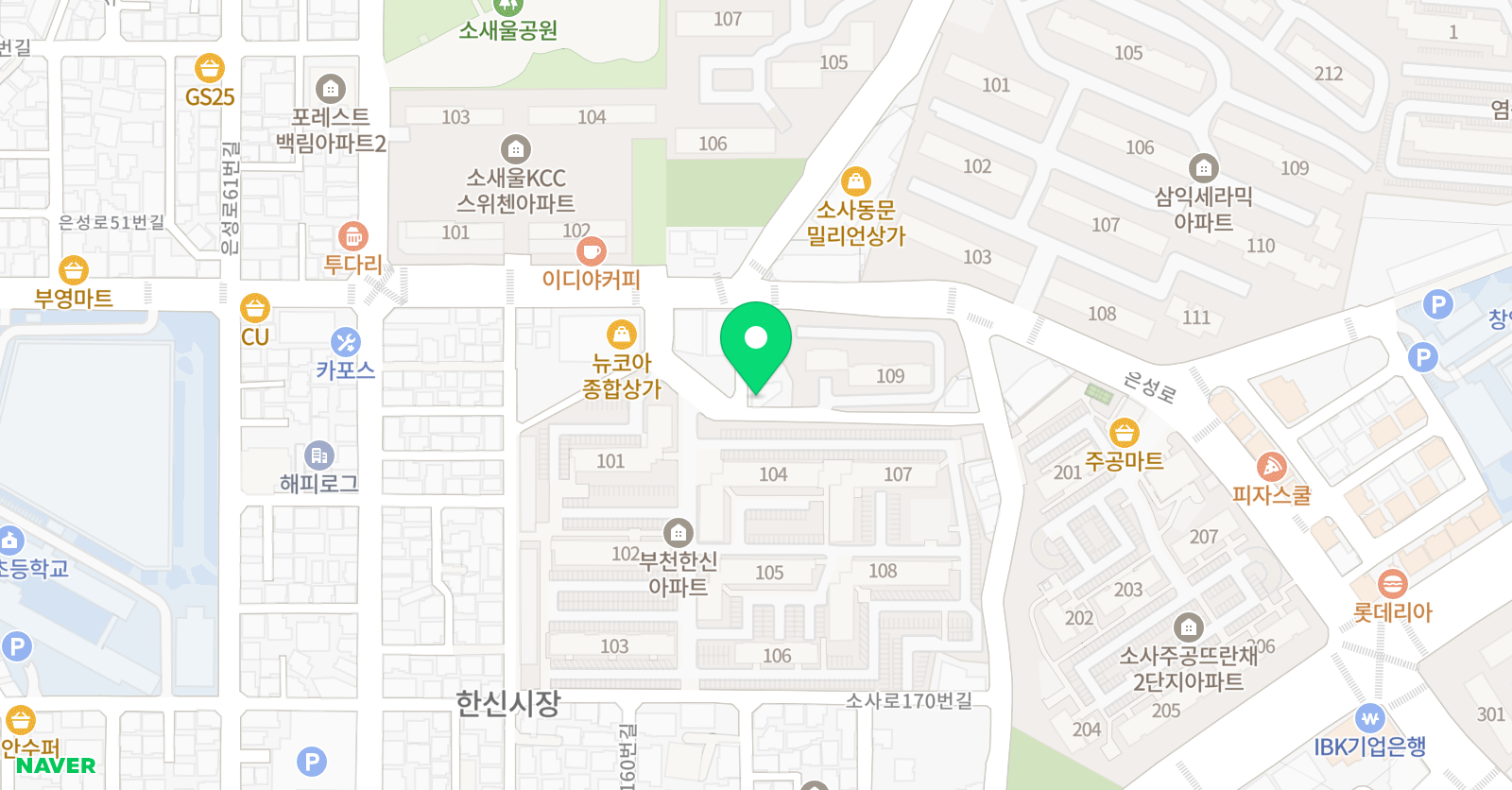 MTA 태권도 부천소사본점 위치