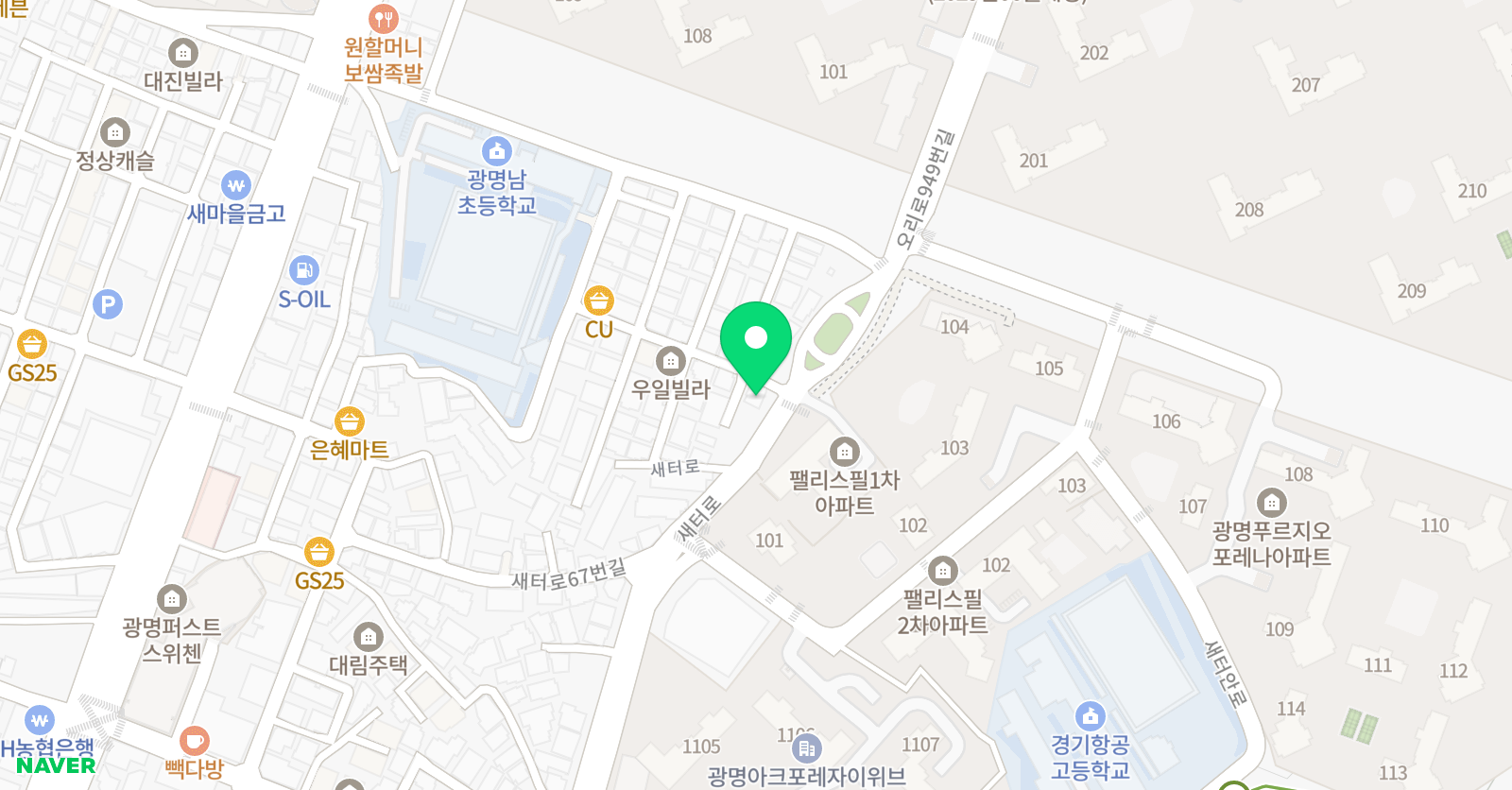 똑똑아트 미술교습소 위치