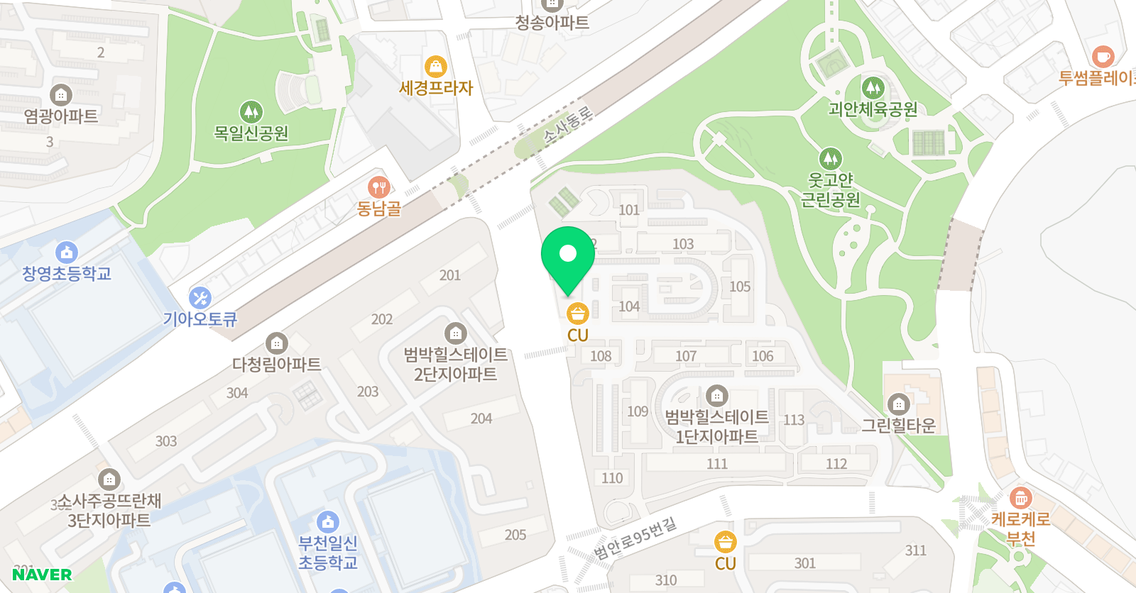 이제이스 음악학원 위치