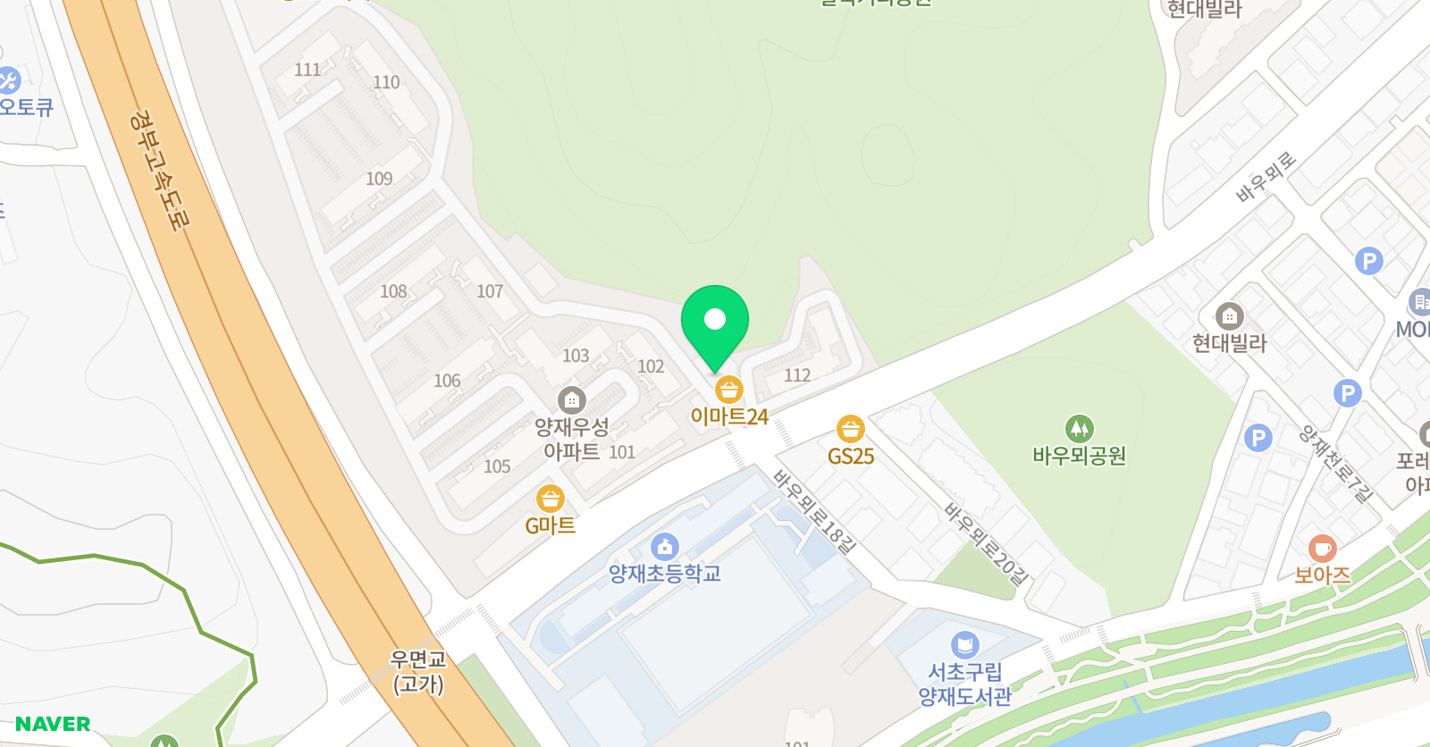 이든 음악학원 위치