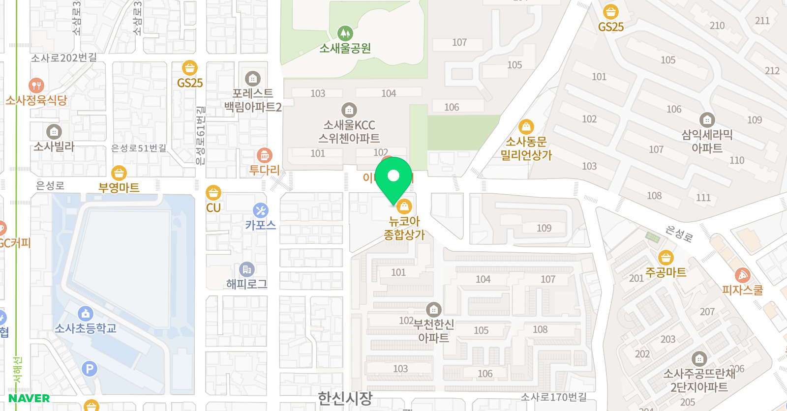 스터디채널 보습학원 위치