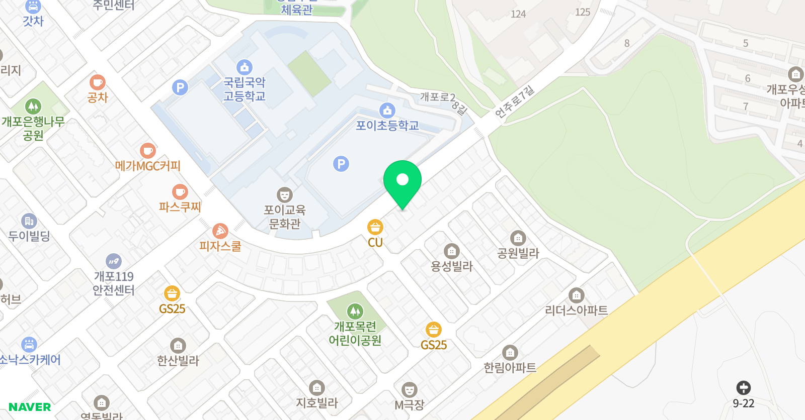 이화엘 음악학원 위치
