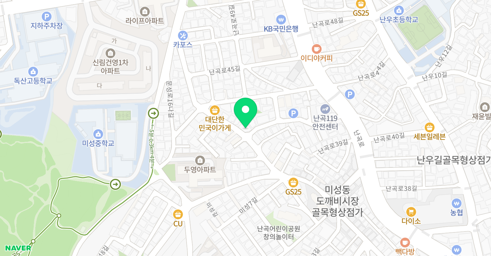 달로디 음악학원 위치