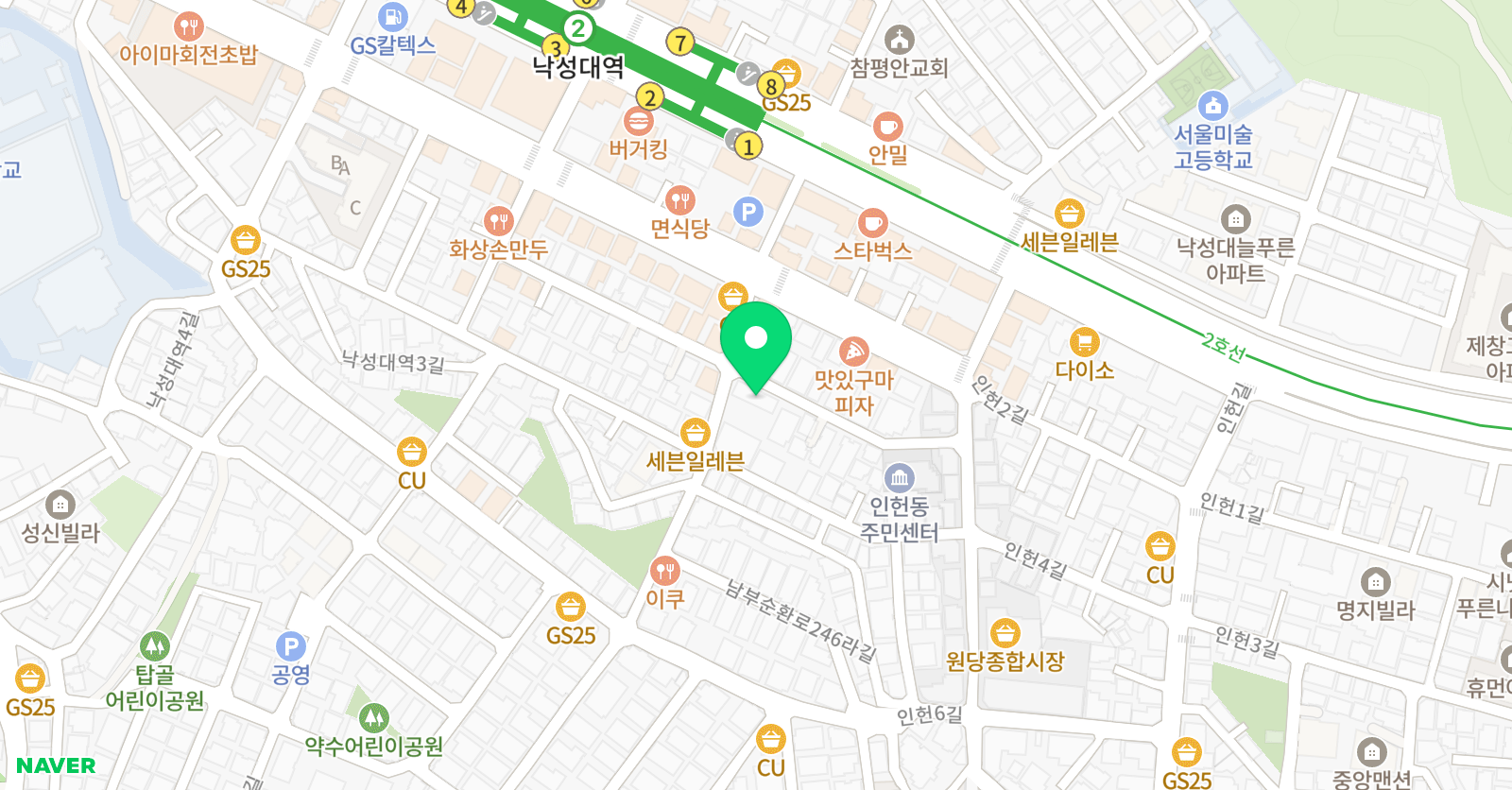 FES 영어학원 위치