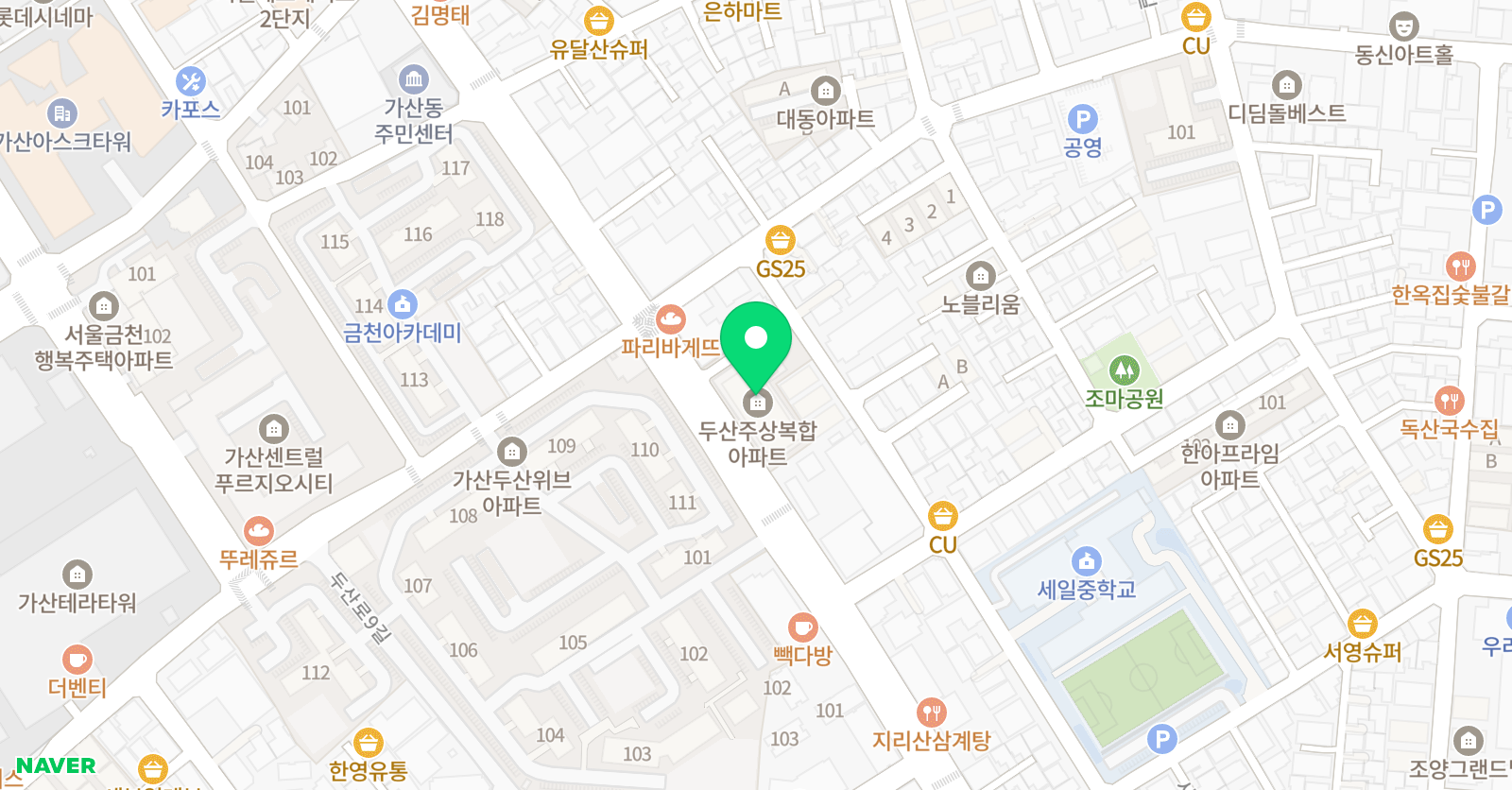 정훈 태권도 위치