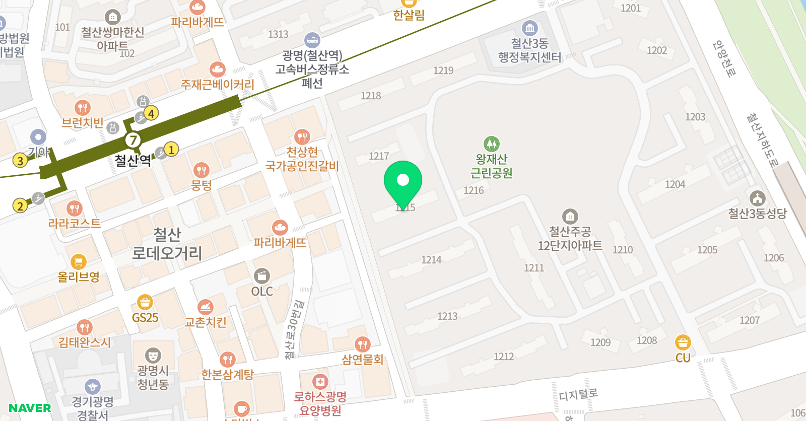 플레이팩토 철산주공 영재교실 위치