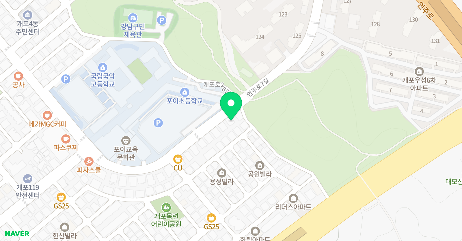 피아노이야기 학원 위치