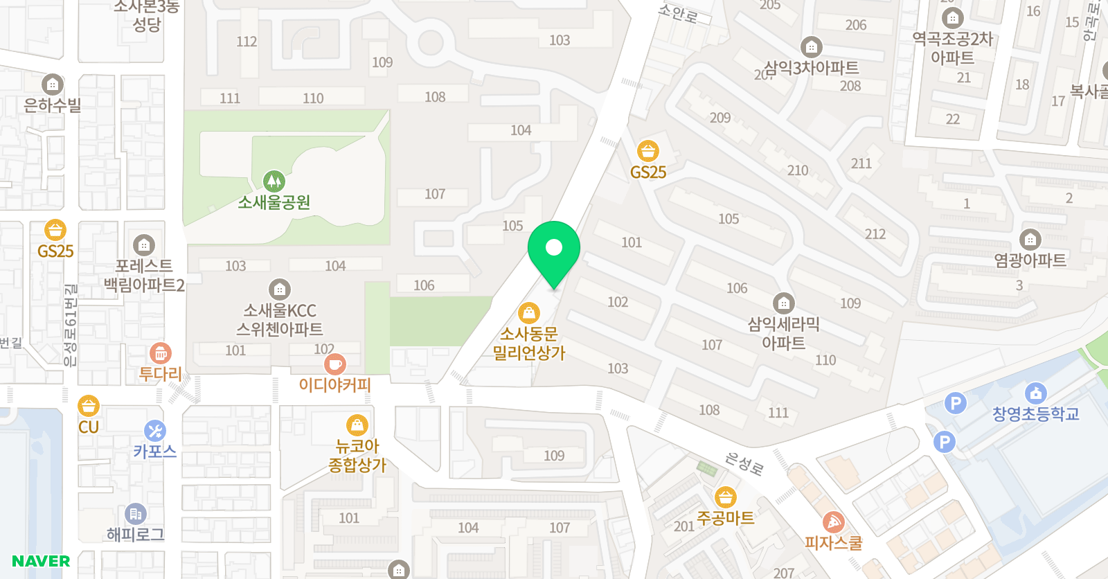 이현 수학 위치