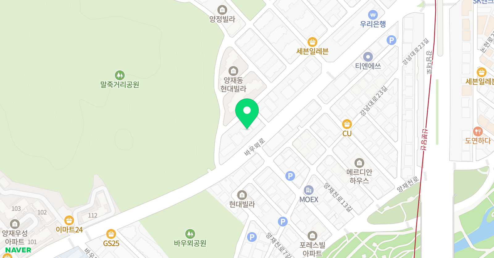 SK주니어나이츠 서초점 위치