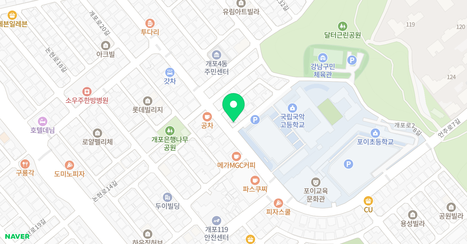 창조 음악학원 위치