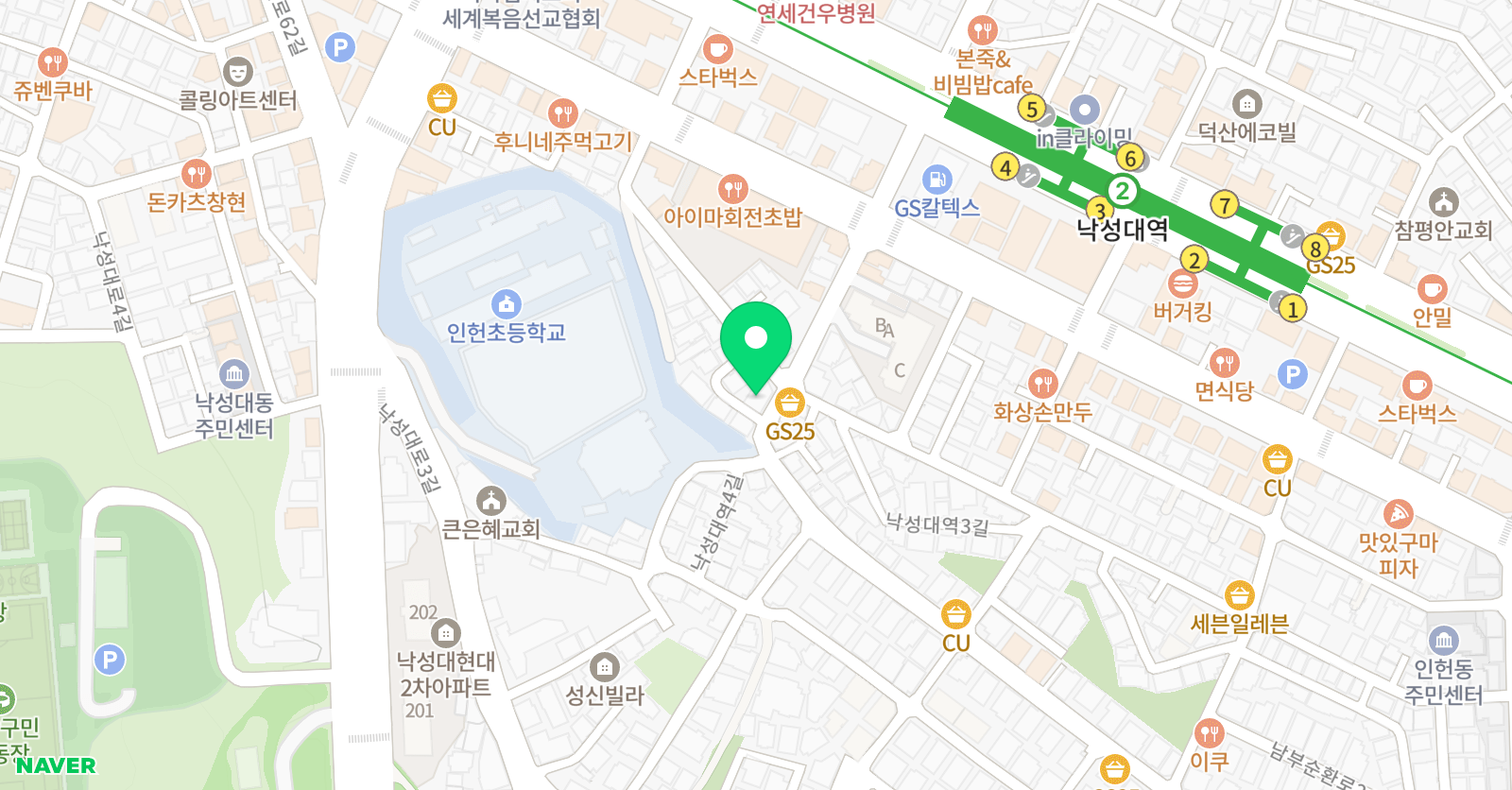 더꼼꼼한 수학학원 위치