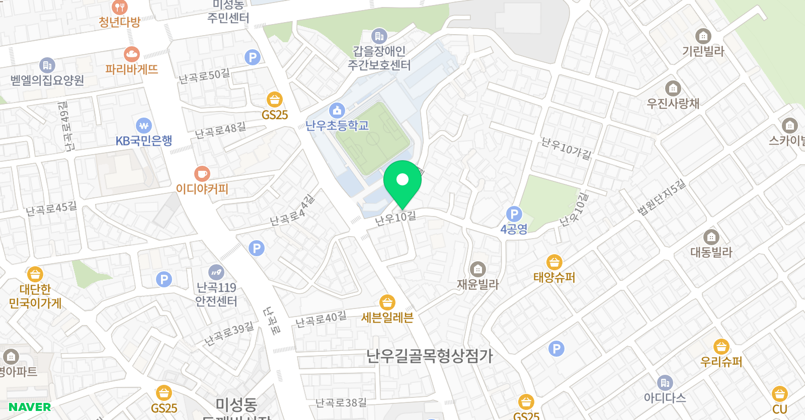 창작공간 미술 위치