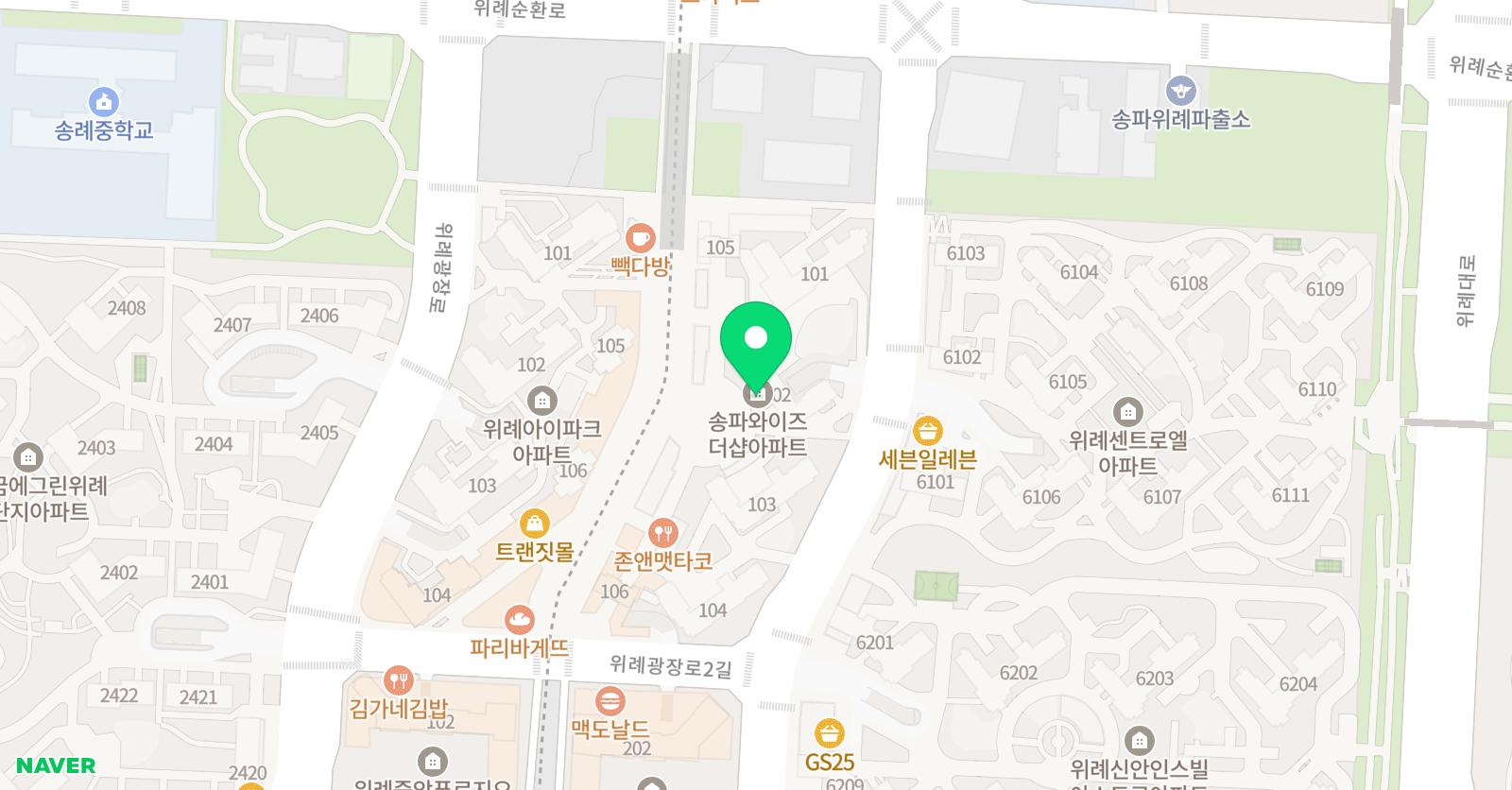 이담아뜰리에 위치