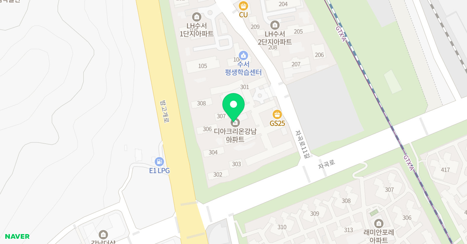 유니팝 강남수서센터 위치