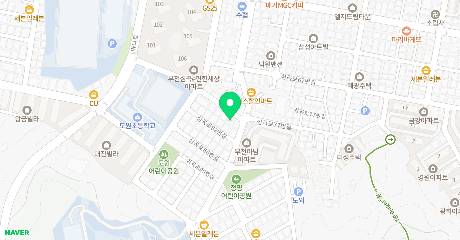 강쌤 공부방 위치