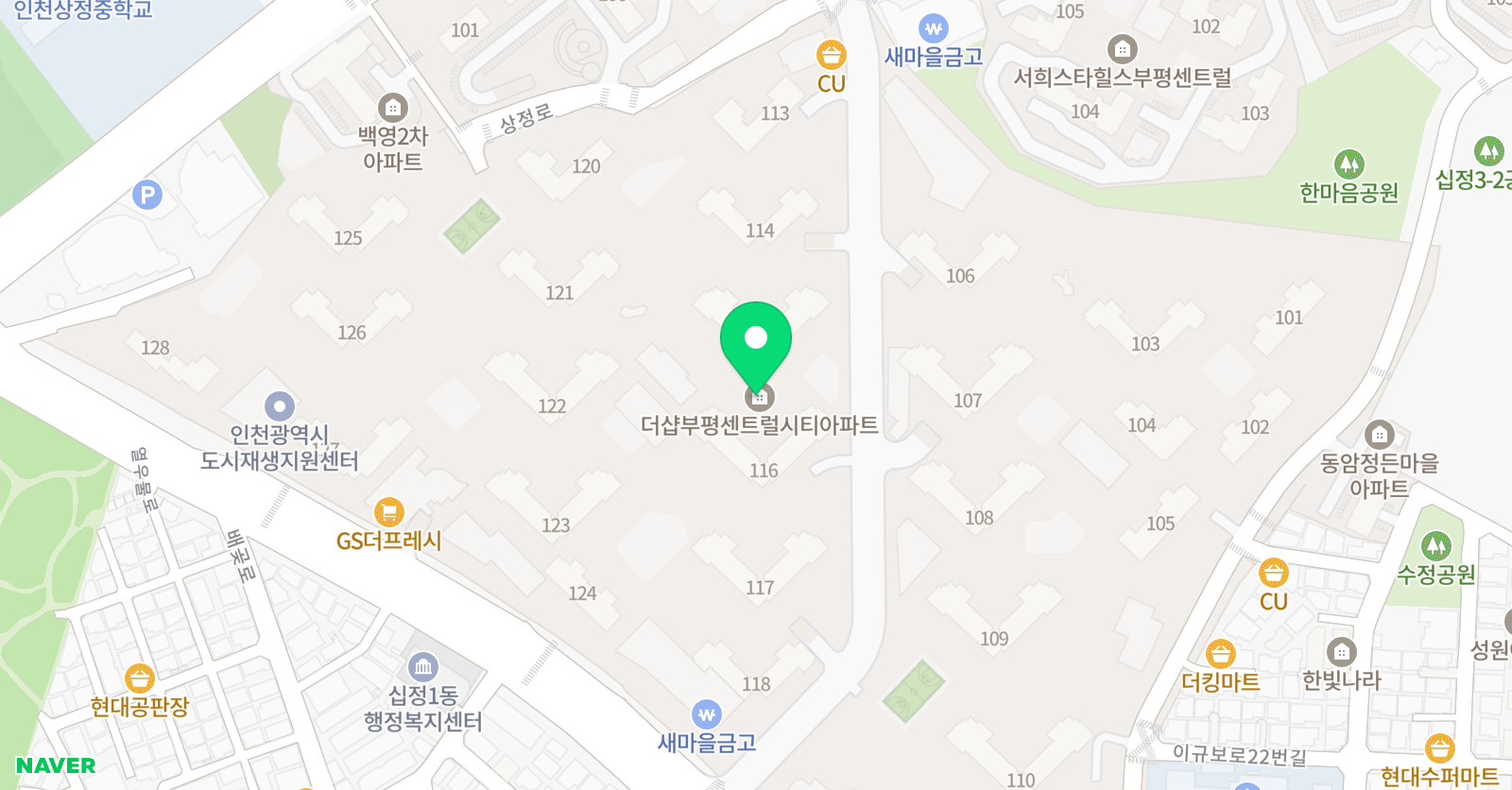 권스터디 더샵부평점 위치