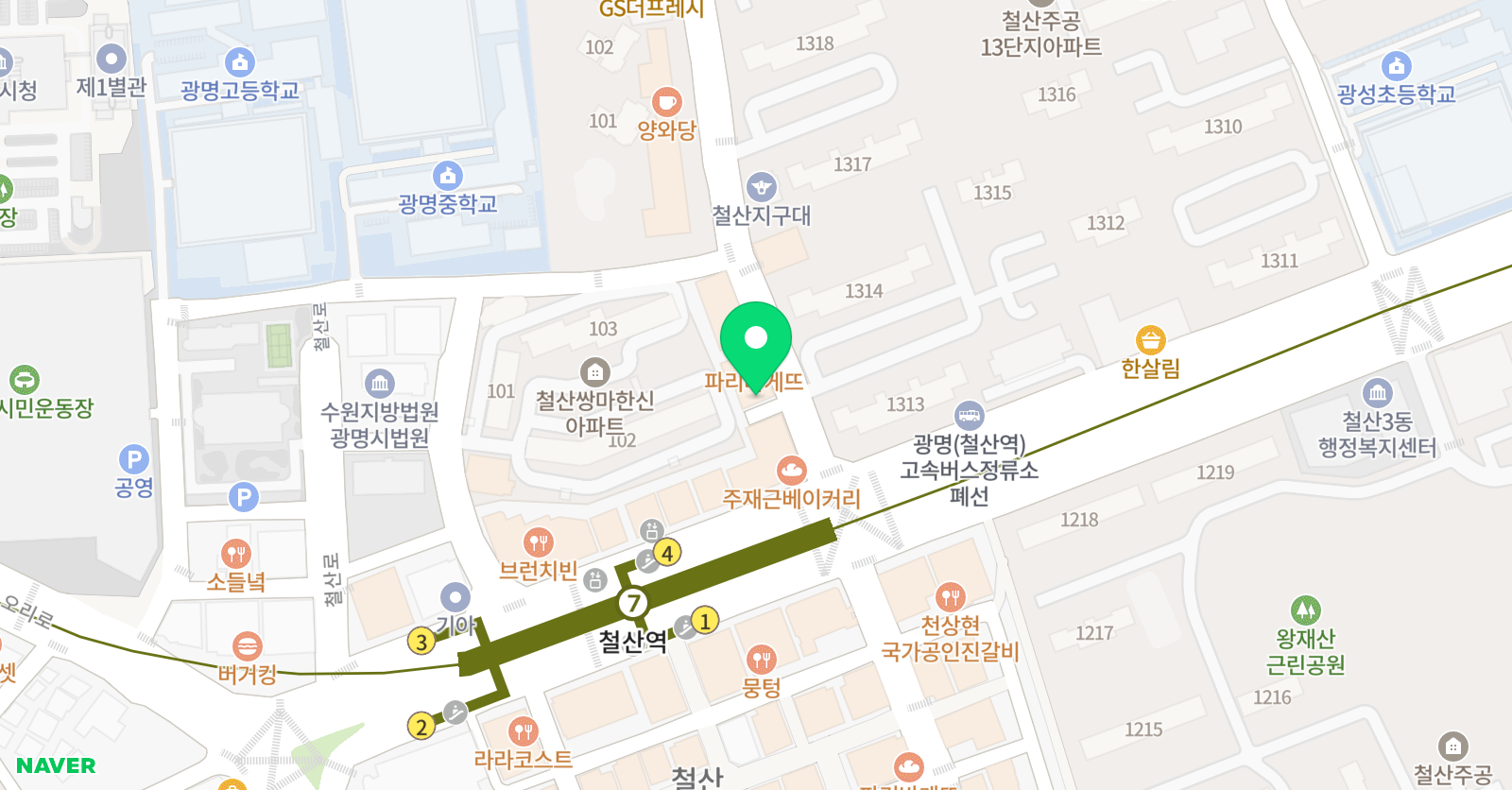 조은 음악학원 위치