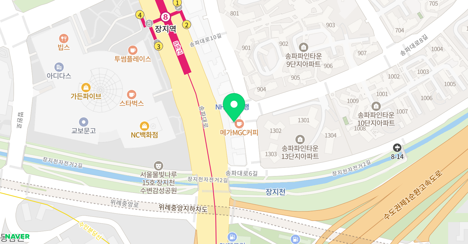 생각하는하이턴 수학학원 위치
