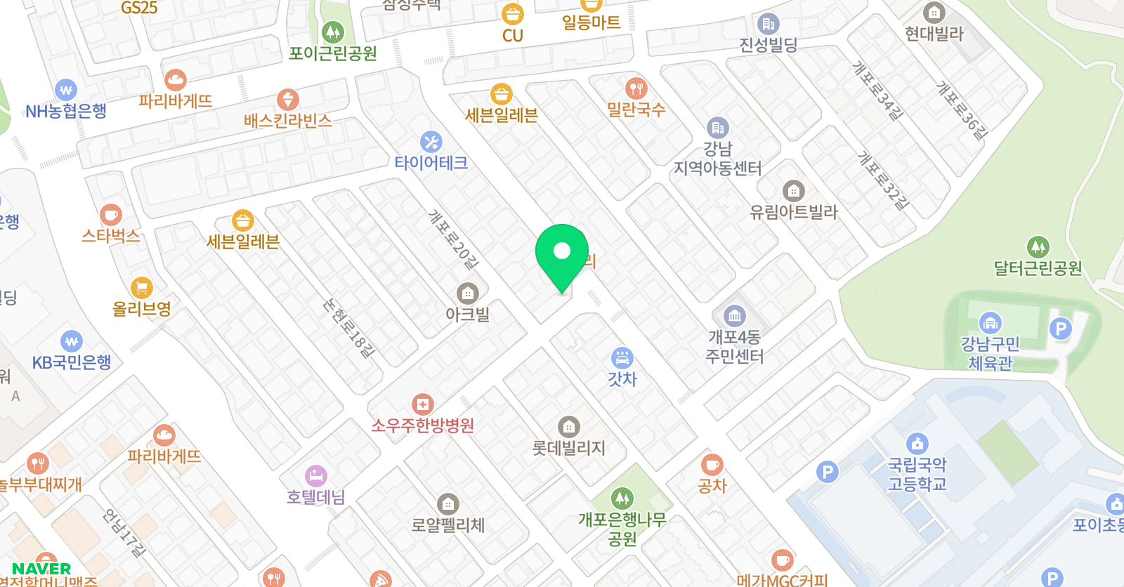 소리 음악학원 위치