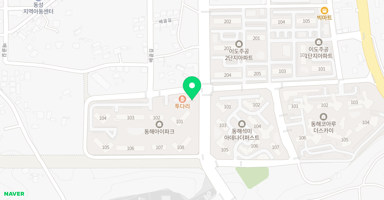 올바른 영어교습소 위치