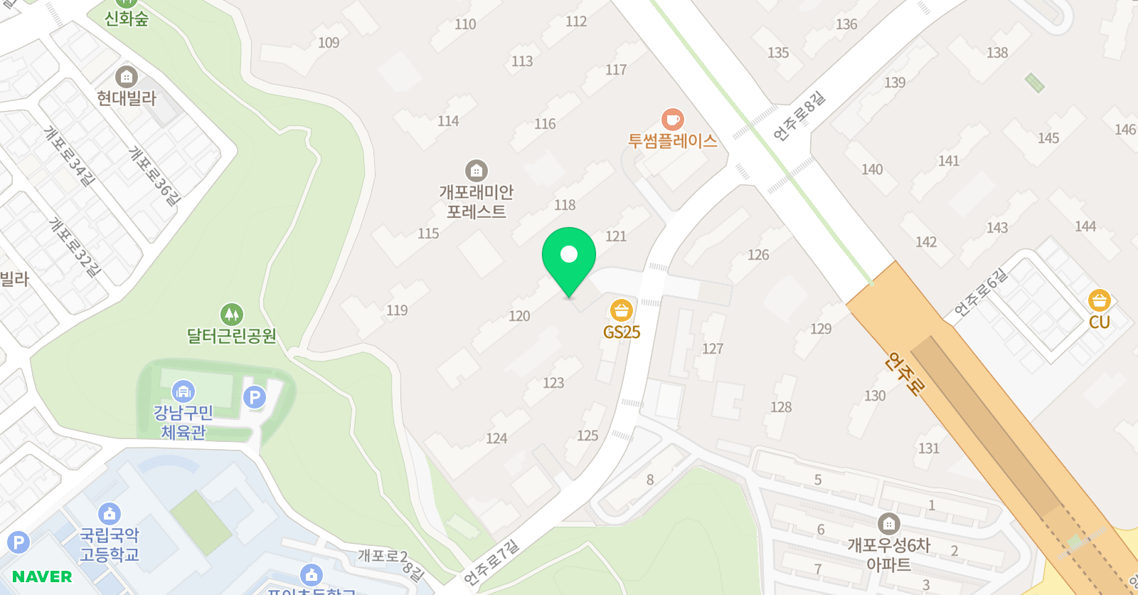 라세종발레 위치