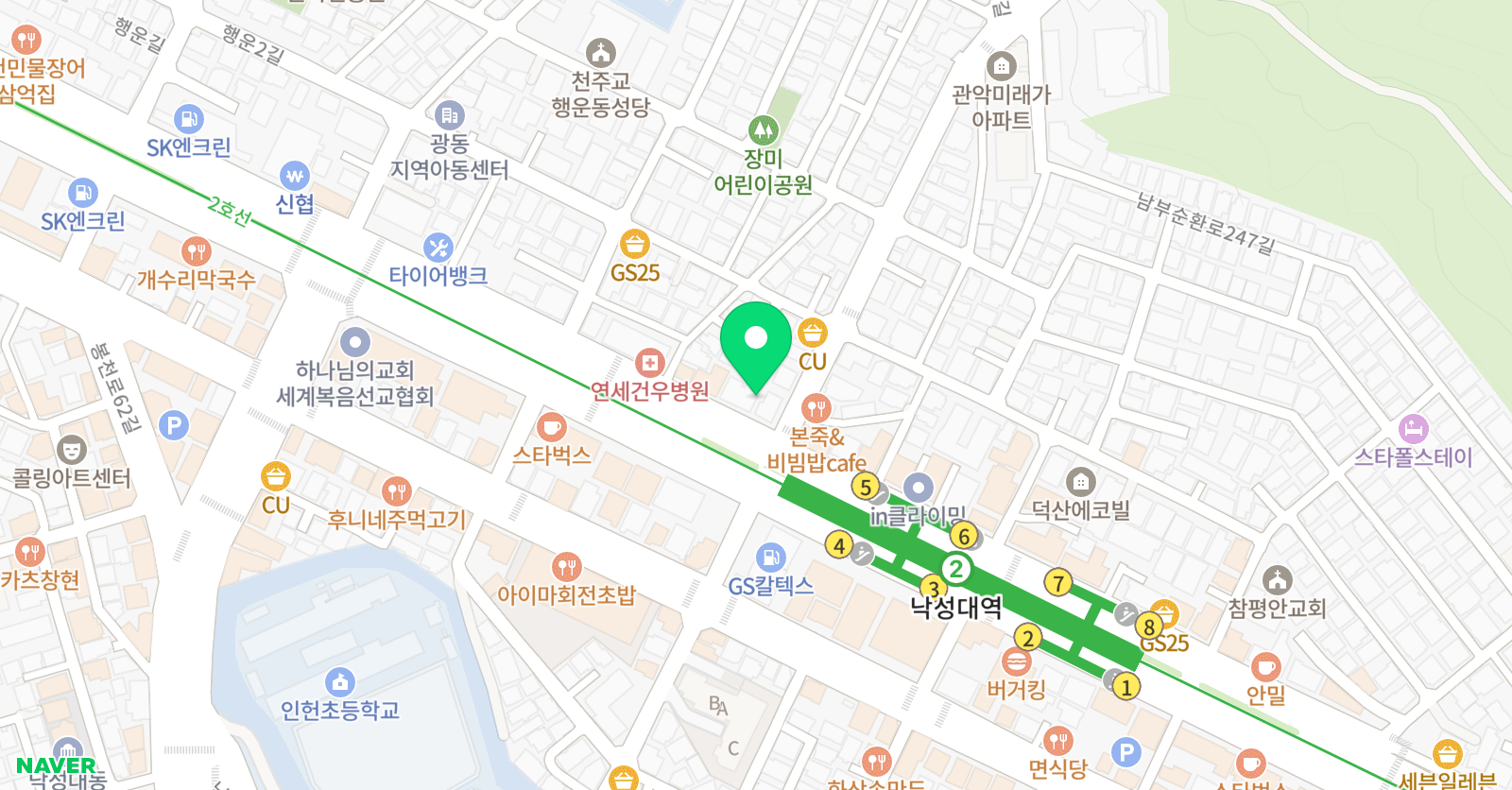 아벨 수학전문학원 위치