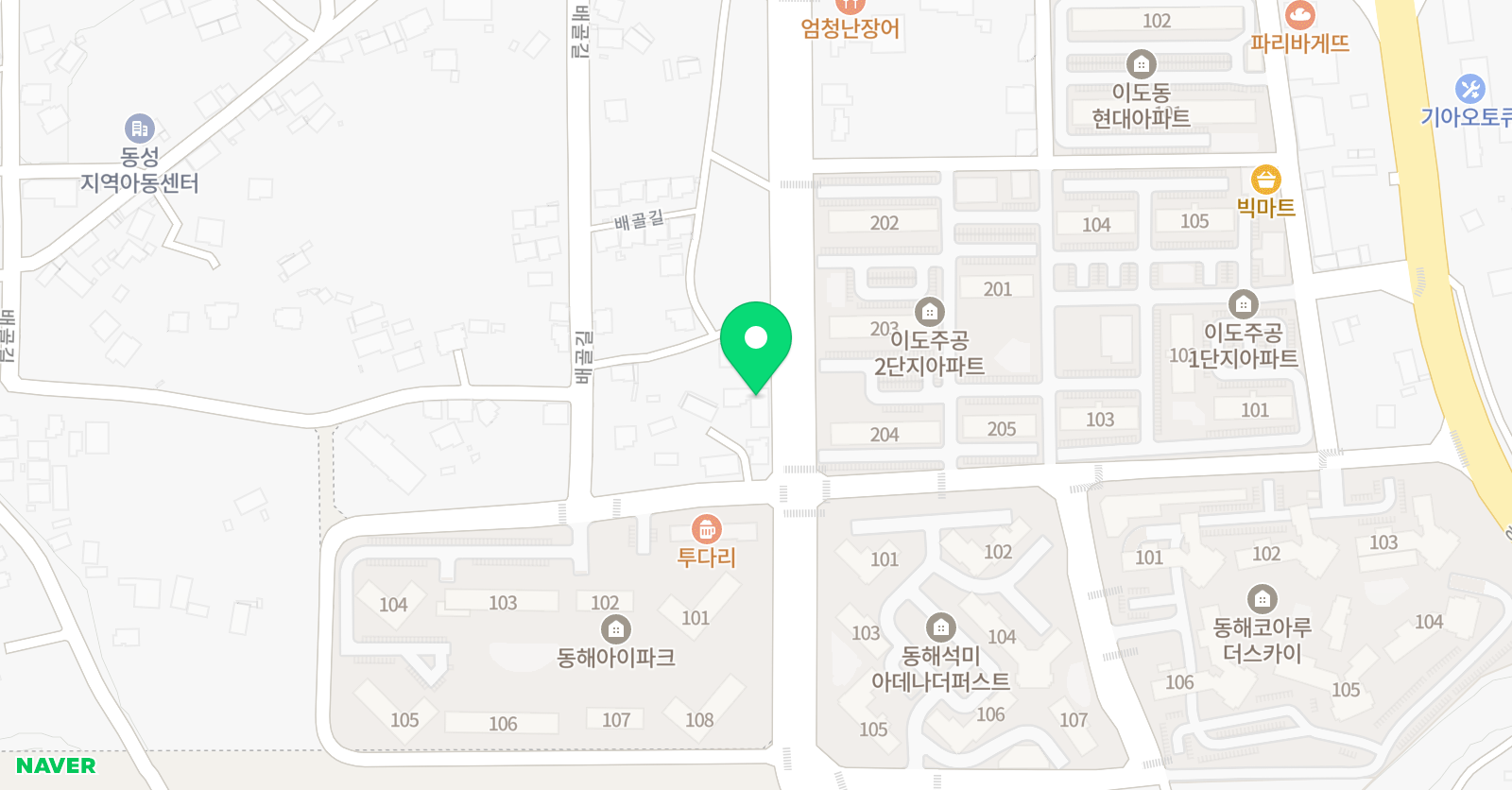 꽃노래 음악학원 위치
