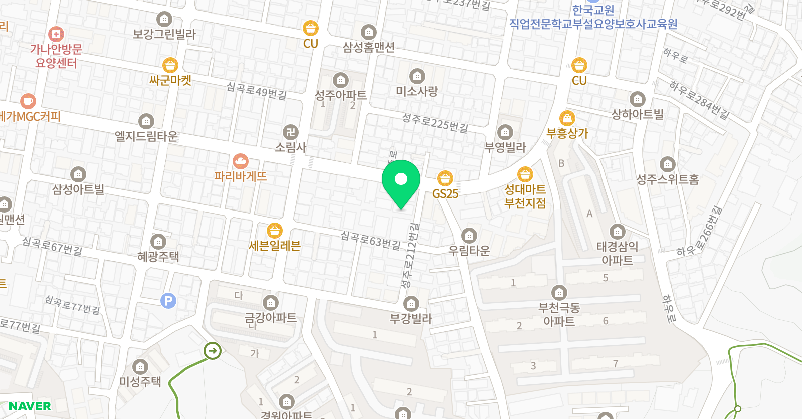 은 수학영어학원 위치