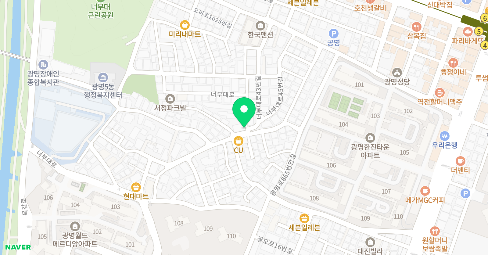 하모니 음악학원 위치