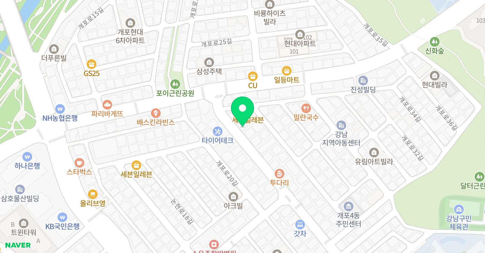 곰 수학 위치