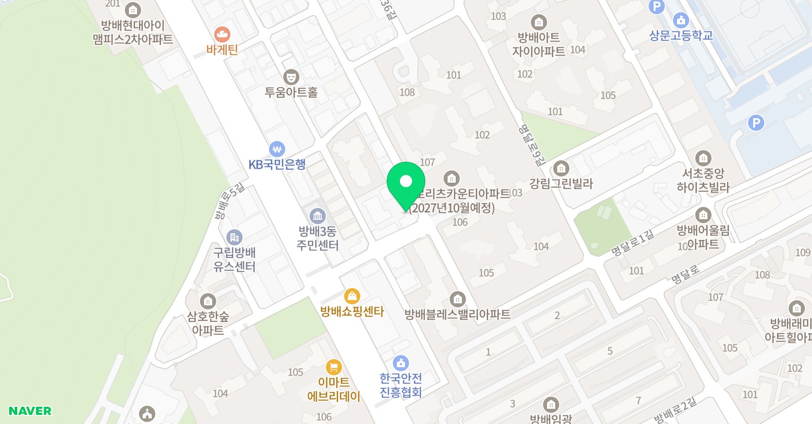 플랫나인 보컬학원 위치