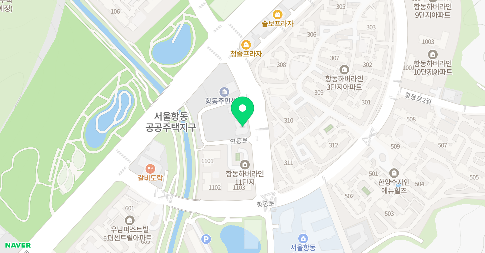 리더스 석사 태권도 위치