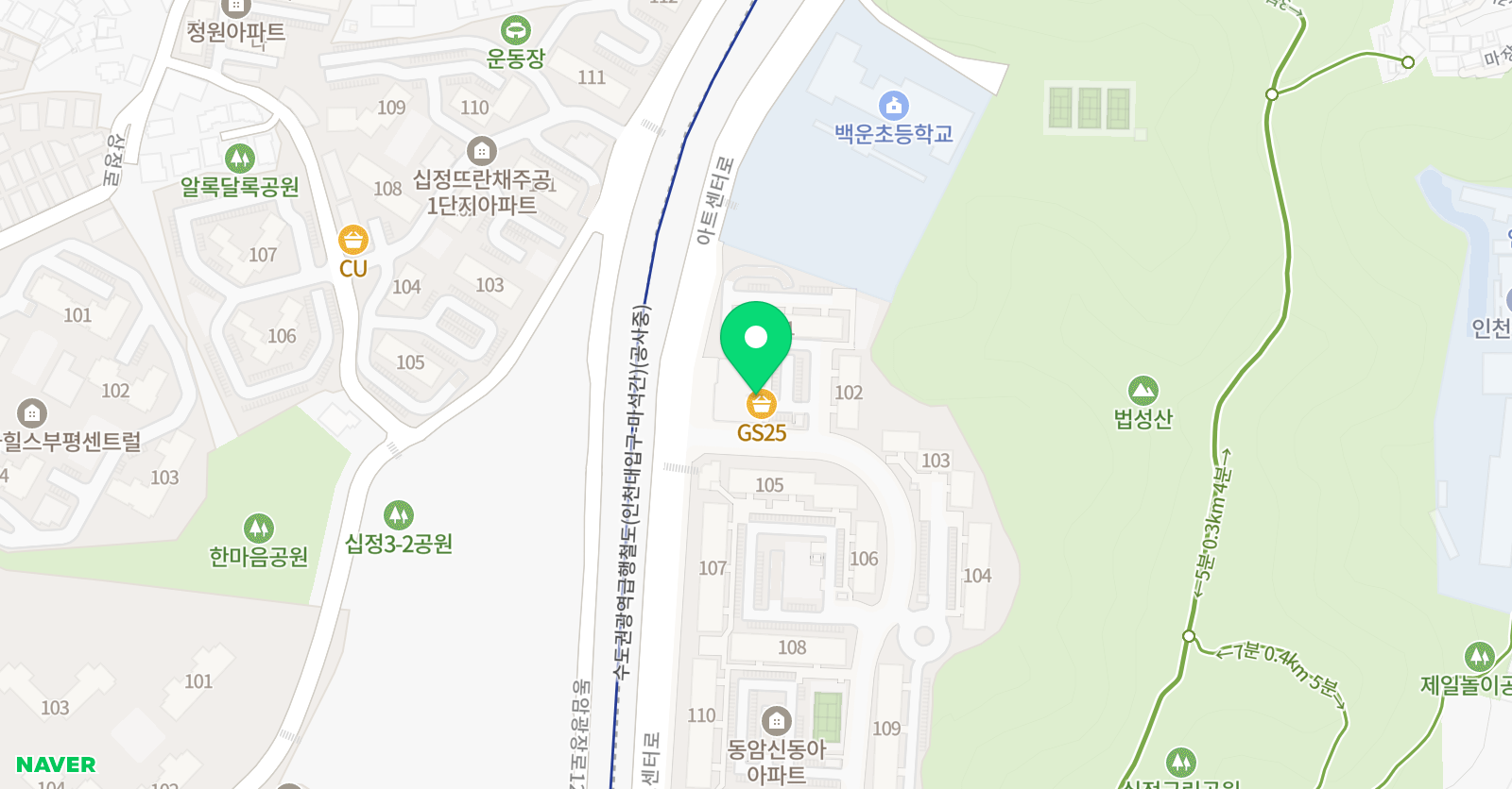 홍익 미술교실 위치
