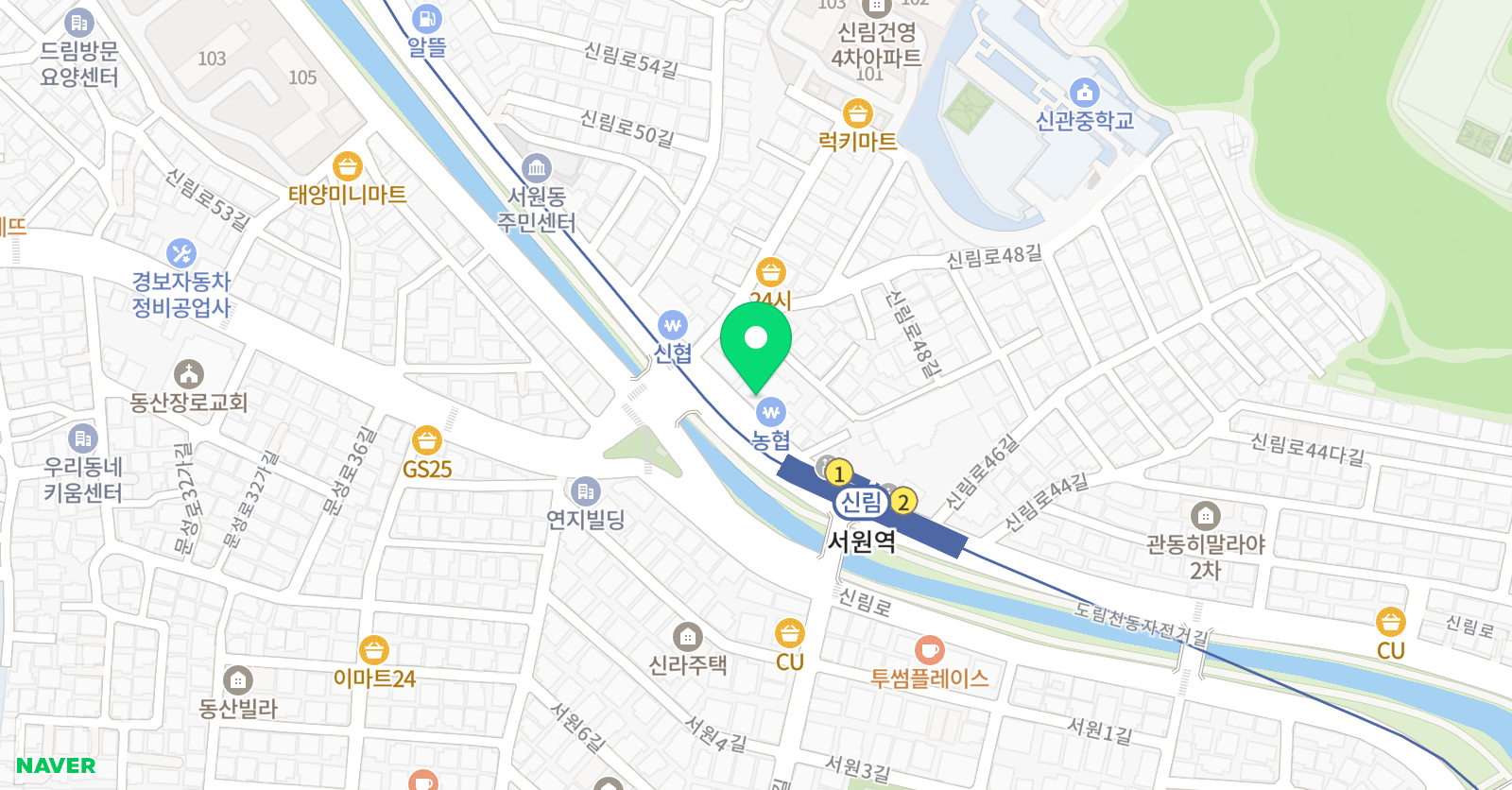 예명 음악학원 위치