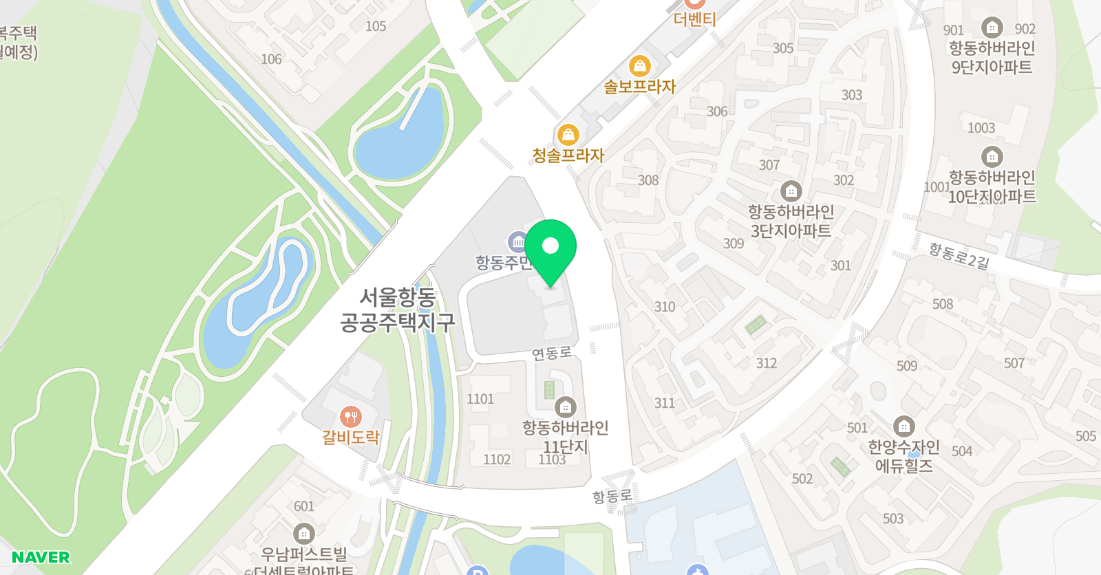 현 수학현영어 학원 위치
