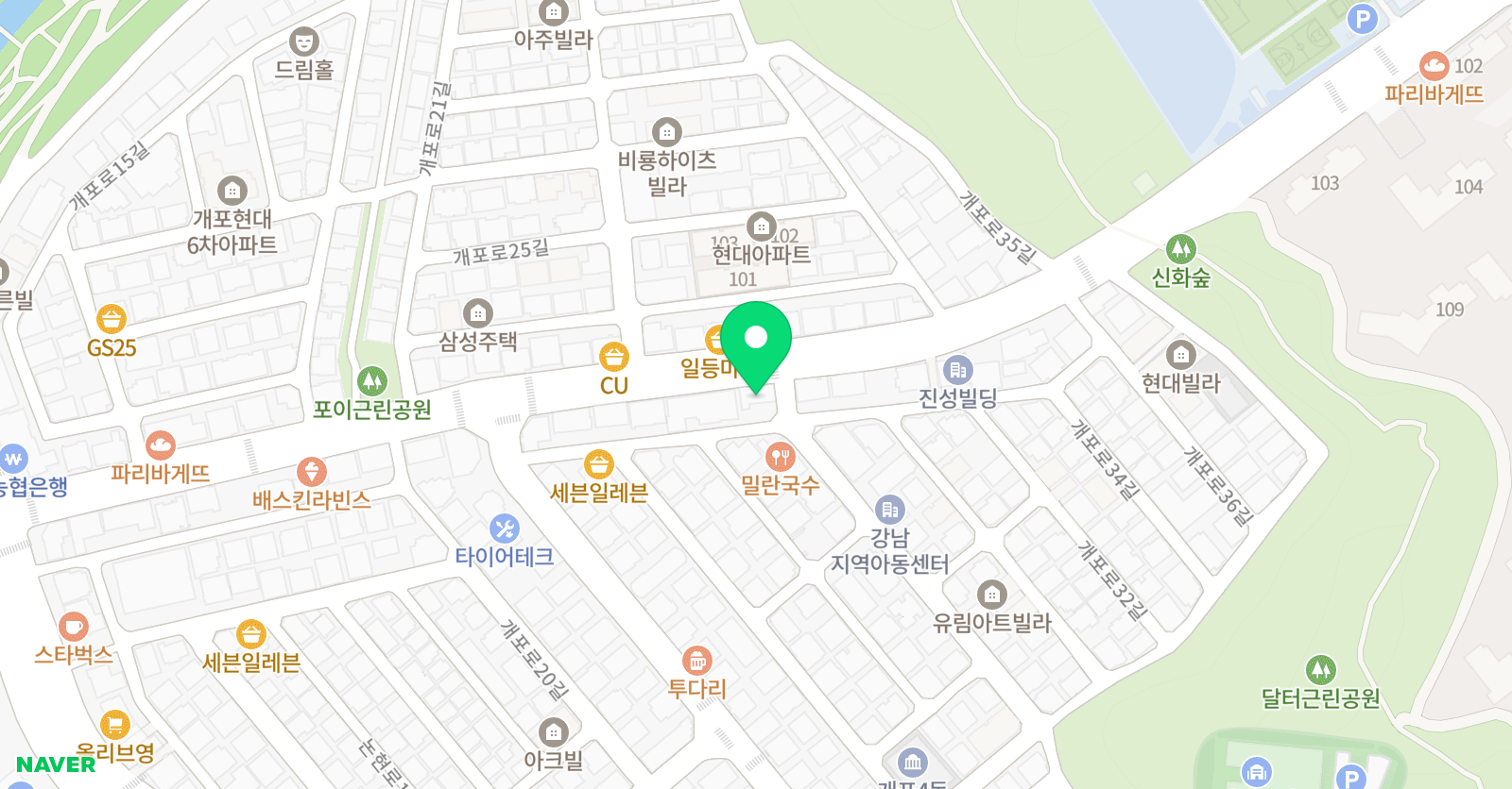 얼라이브 스포츠클럽 위치