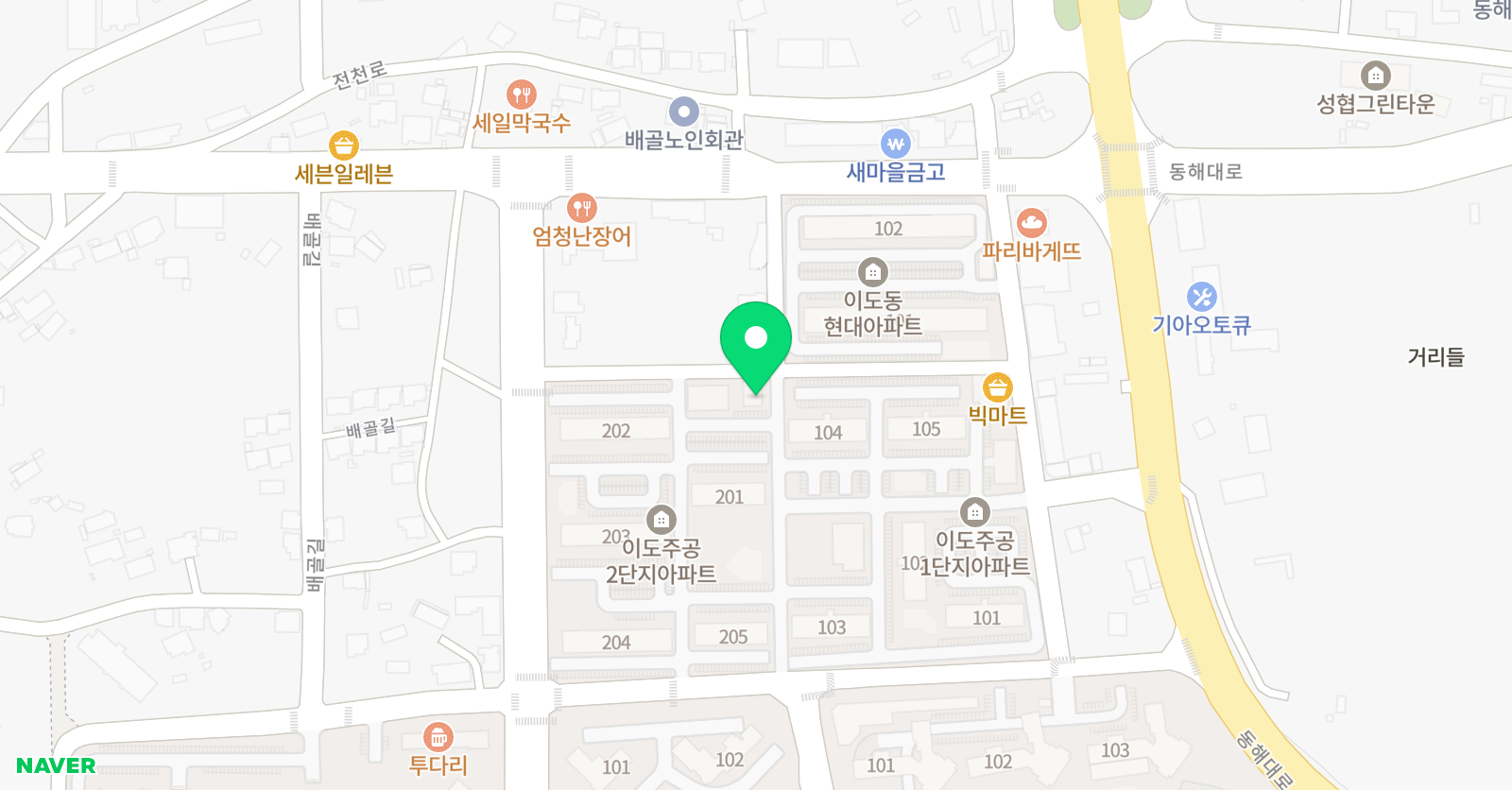 쇼팽 피아노학원 위치