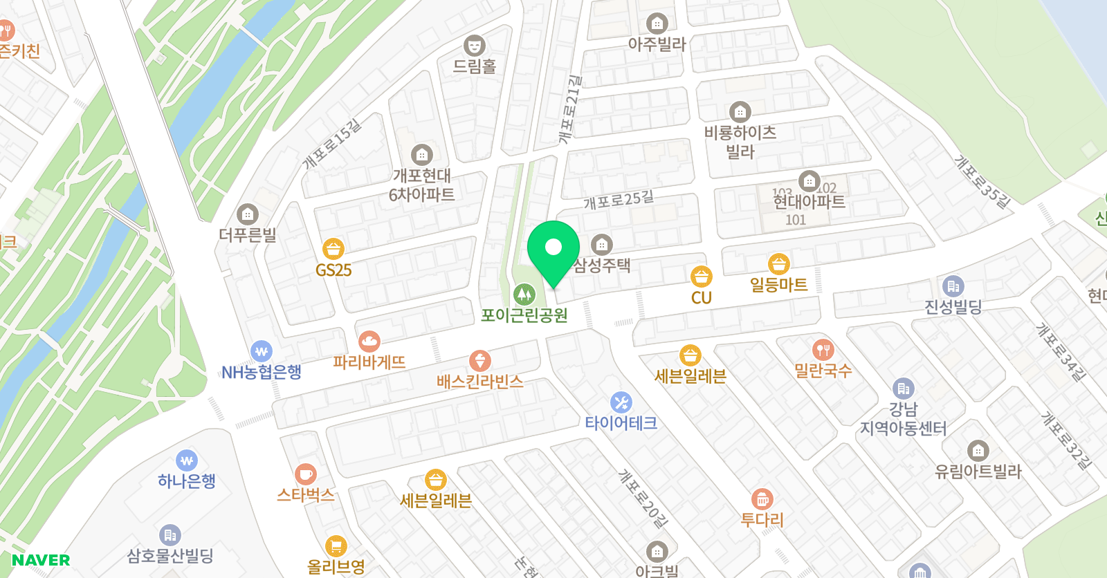 드림 에듀학원 위치